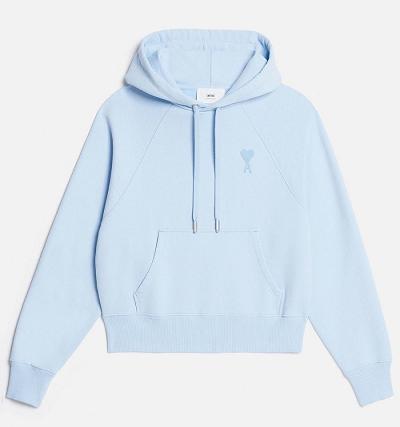 Ami Paris Ami de Coeur Hoodies Blue | ami_US558