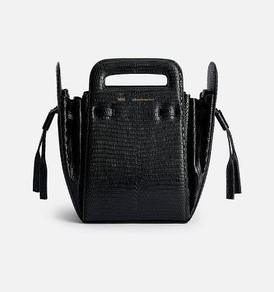 Ami Paris Bucket Accordéon Bags Black | ami_US451