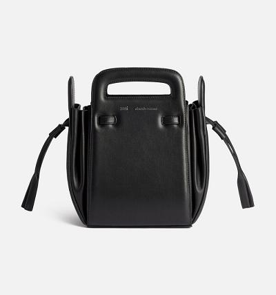 Ami Paris Bucket Accordéon Bags Black | ami_US513