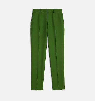 Ami Paris Cigarette Fit Suits Green | ami_US425