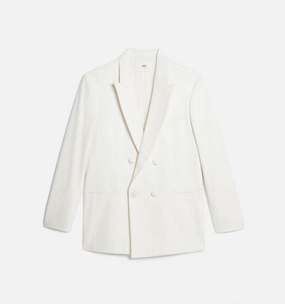 Ami Paris Double Breasted Jackets White | ami_US229