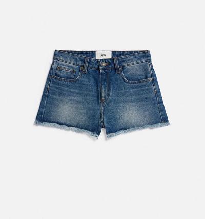 Ami Paris Mini Denim Blue | ami_US388