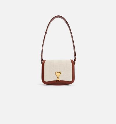 Ami Paris Paris Bags Beige / Brown | ami_US485