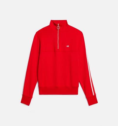 Ami Paris Sweatshirt Fly Sweatshirts Red | ami_US504