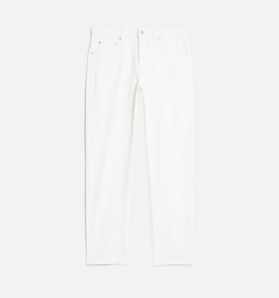 Ami Paris Tapered Fit Denim White | ami_US302