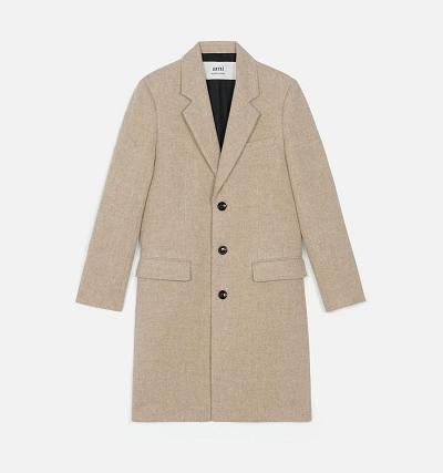 Ami Paris Three Buttons Coats Khaki | ami_US109