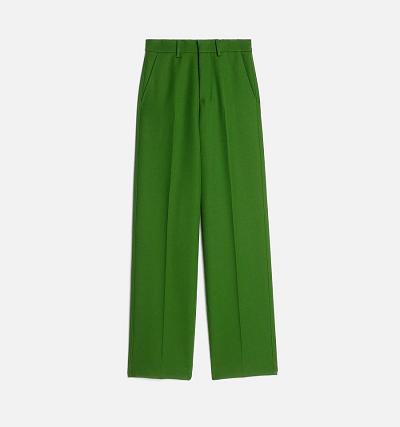 Ami Paris Wide Fit Pants Green | ami_US591