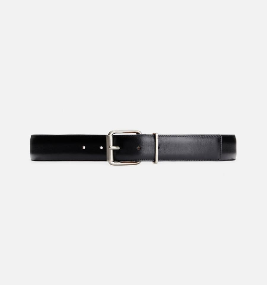 Ami Paris 35 Mm Belts Black | ami_US179