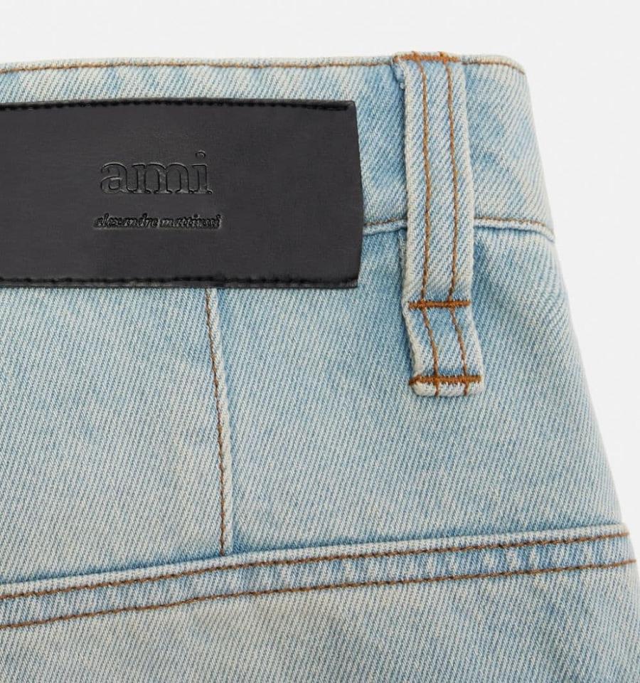 Ami Paris Alex Fit denim Denim Light Blue | ami_US453