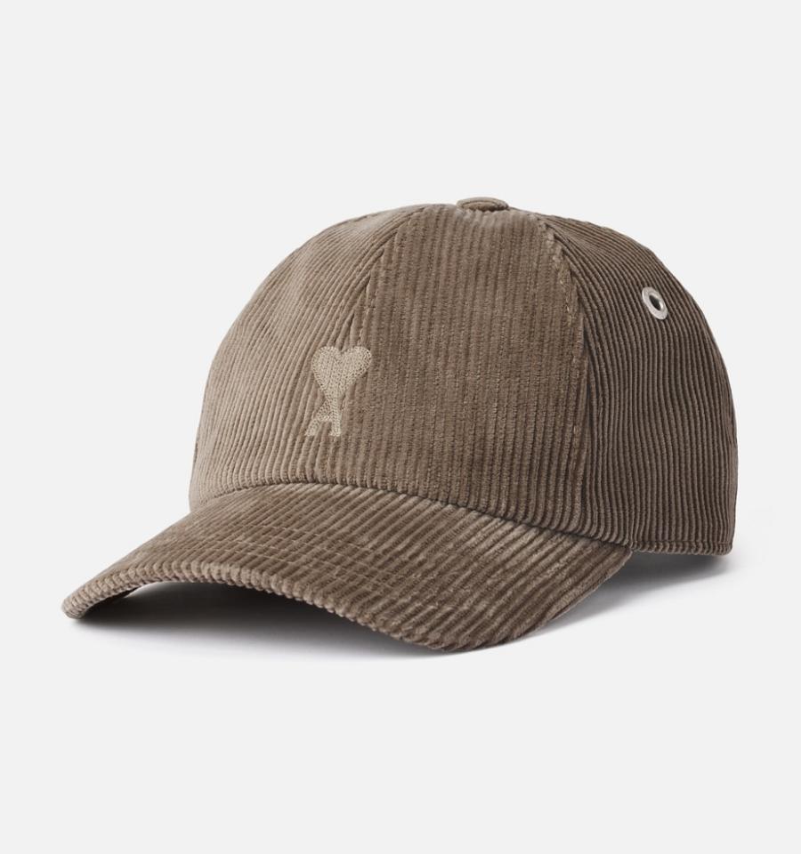 Ami Paris Ami De Coeur Embroidery Caps Brown | ami_US172