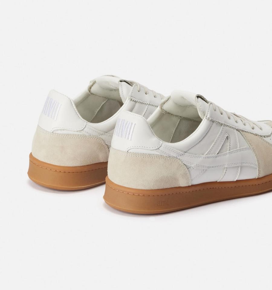 Ami Paris Ami Tennis Sneakers Beige | ami_US352