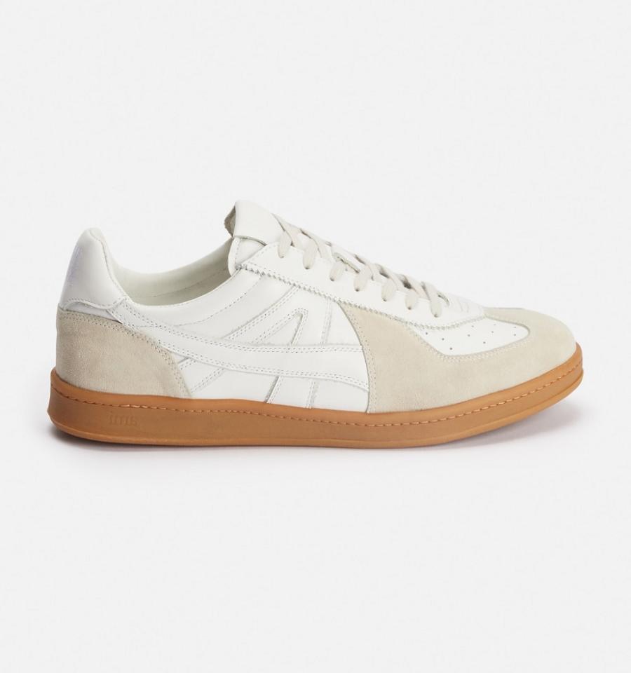 Ami Paris Ami Tennis Sneakers Beige | ami_US352