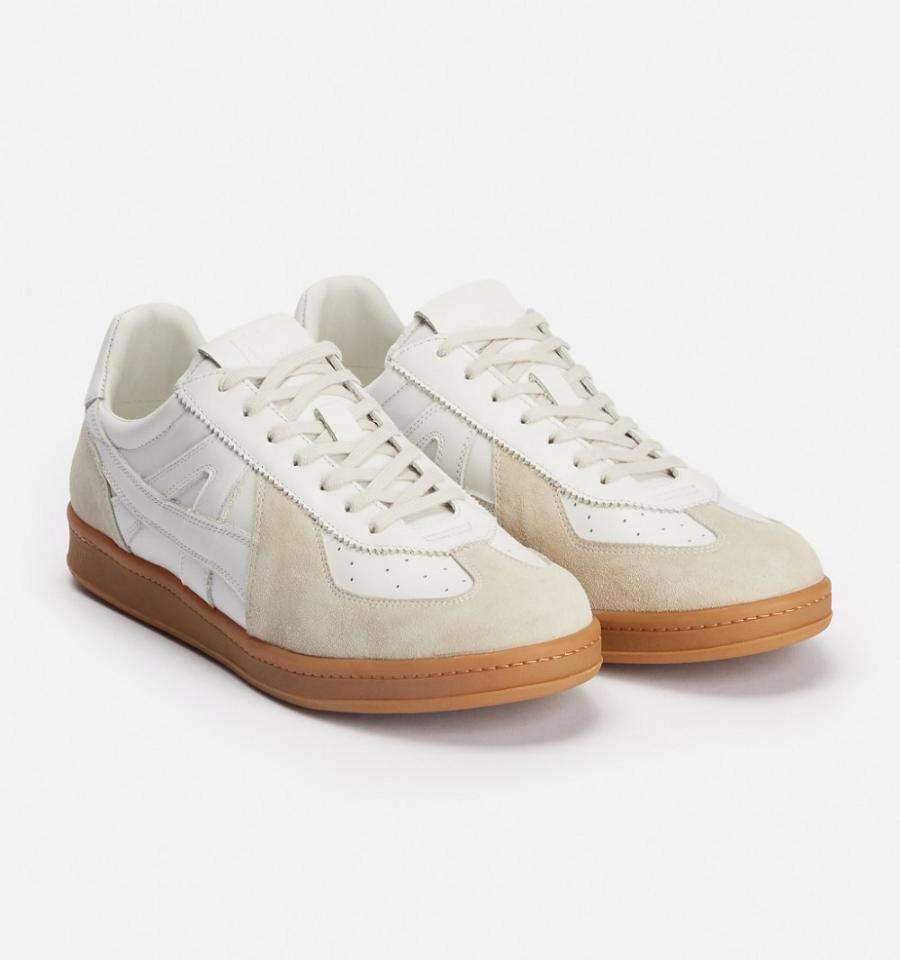 Ami Paris Ami Tennis Sneakers Beige | ami_US627