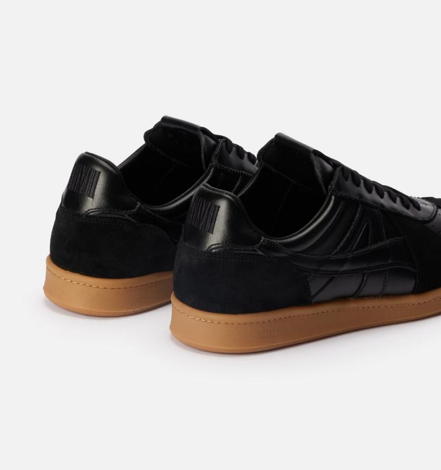 Ami Paris Ami Tennis Sneakers Black | ami_US443