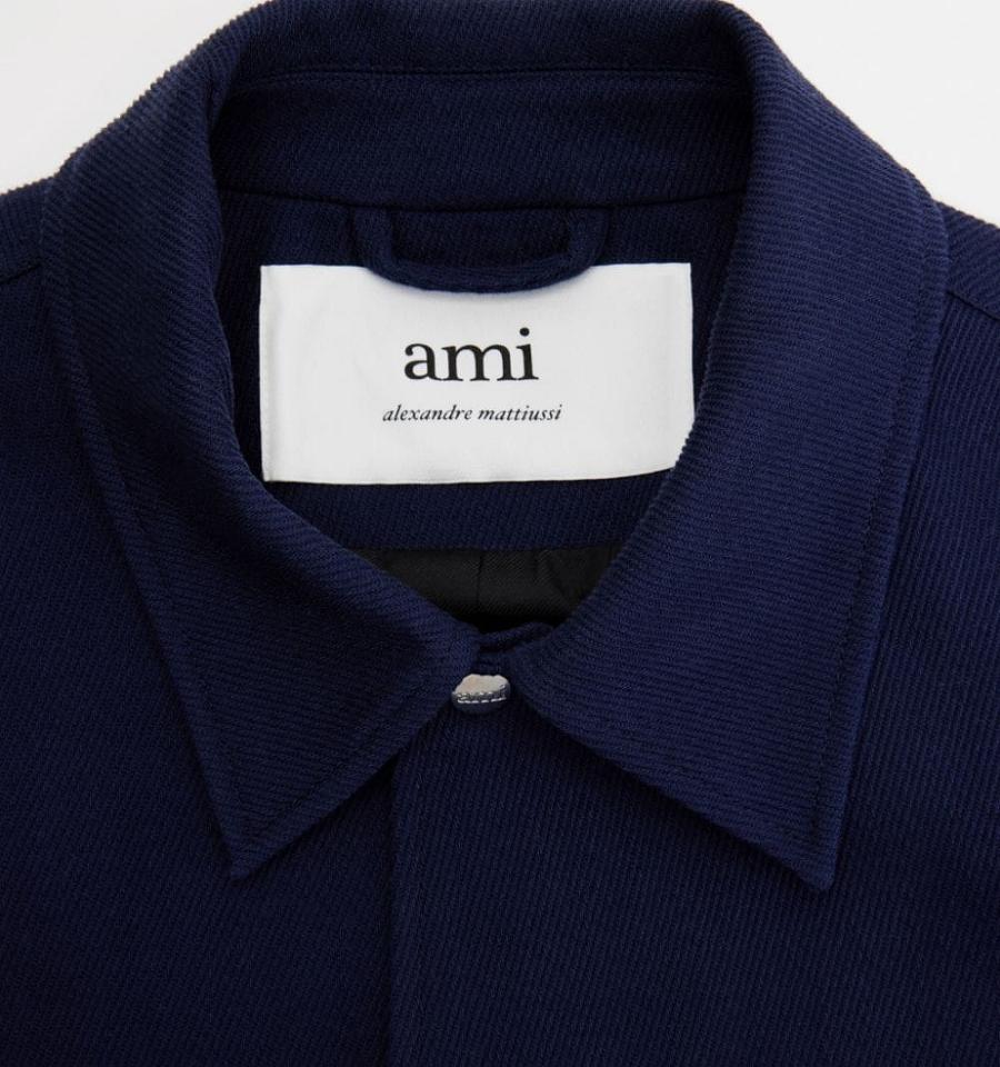 Ami Paris Buttoned Jackets Navy | ami_US261