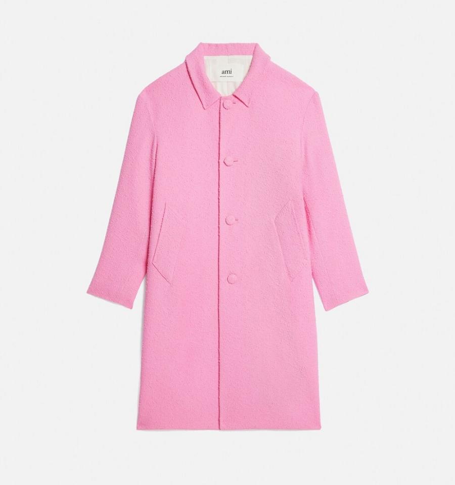 Ami Paris Car Coats Pink | ami_US440