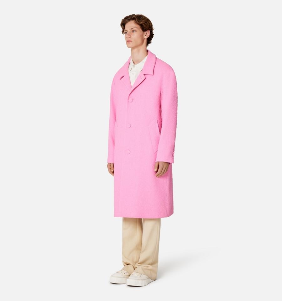 Ami Paris Car Coats Pink | ami_US440