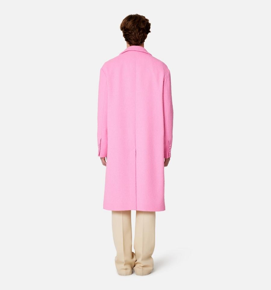 Ami Paris Car Coats Pink | ami_US440