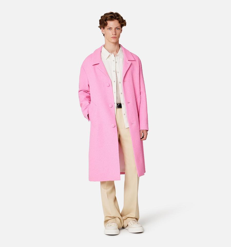 Ami Paris Car Coats Pink | ami_US440