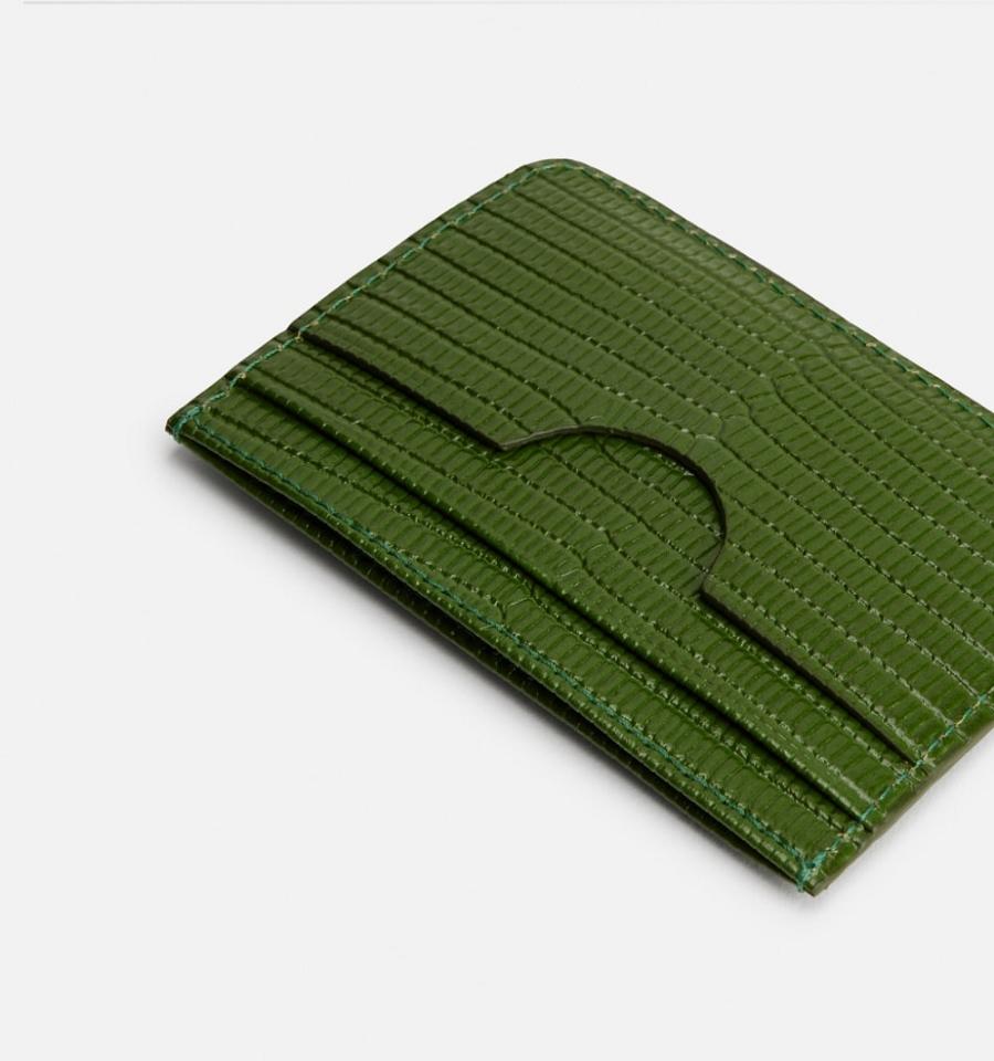 Ami Paris Card Holder Card Case Green | ami_US565