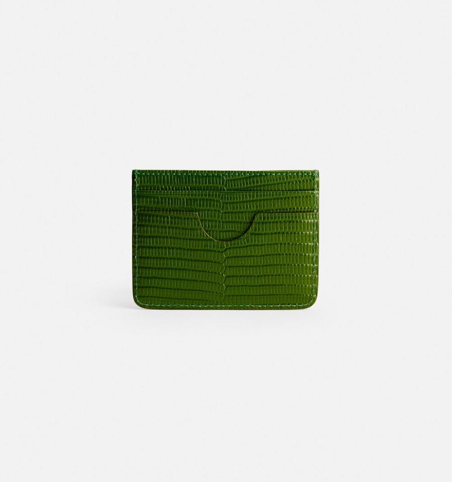 Ami Paris Card Holder Card Case Green | ami_US565