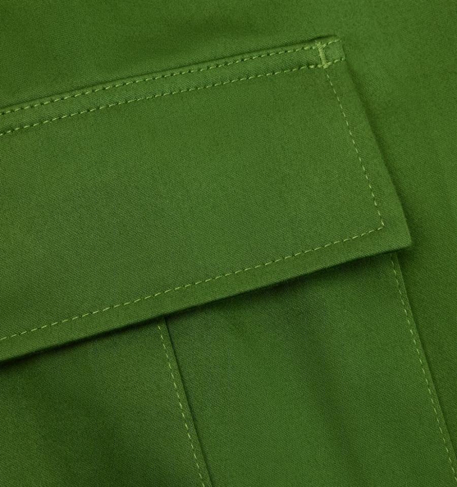 Ami Paris Cargo Shorts Green | ami_US216