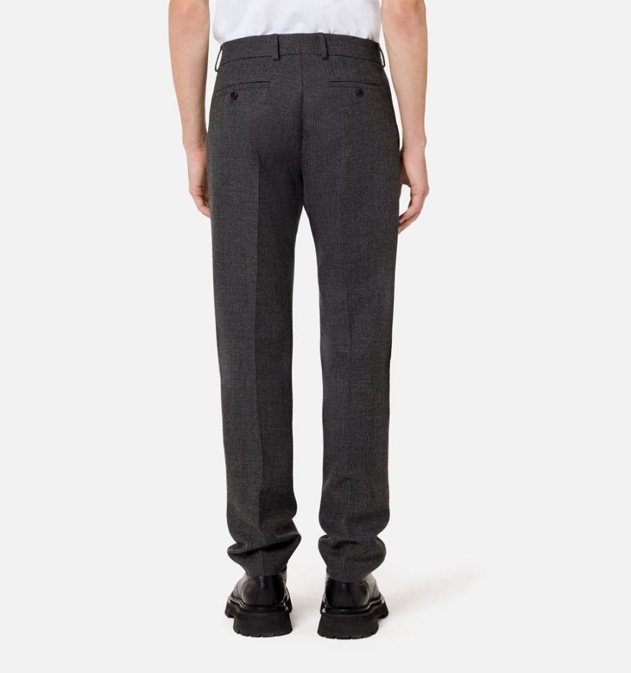 Ami Paris Cigarette Fit Pants Dark Grey | ami_US597