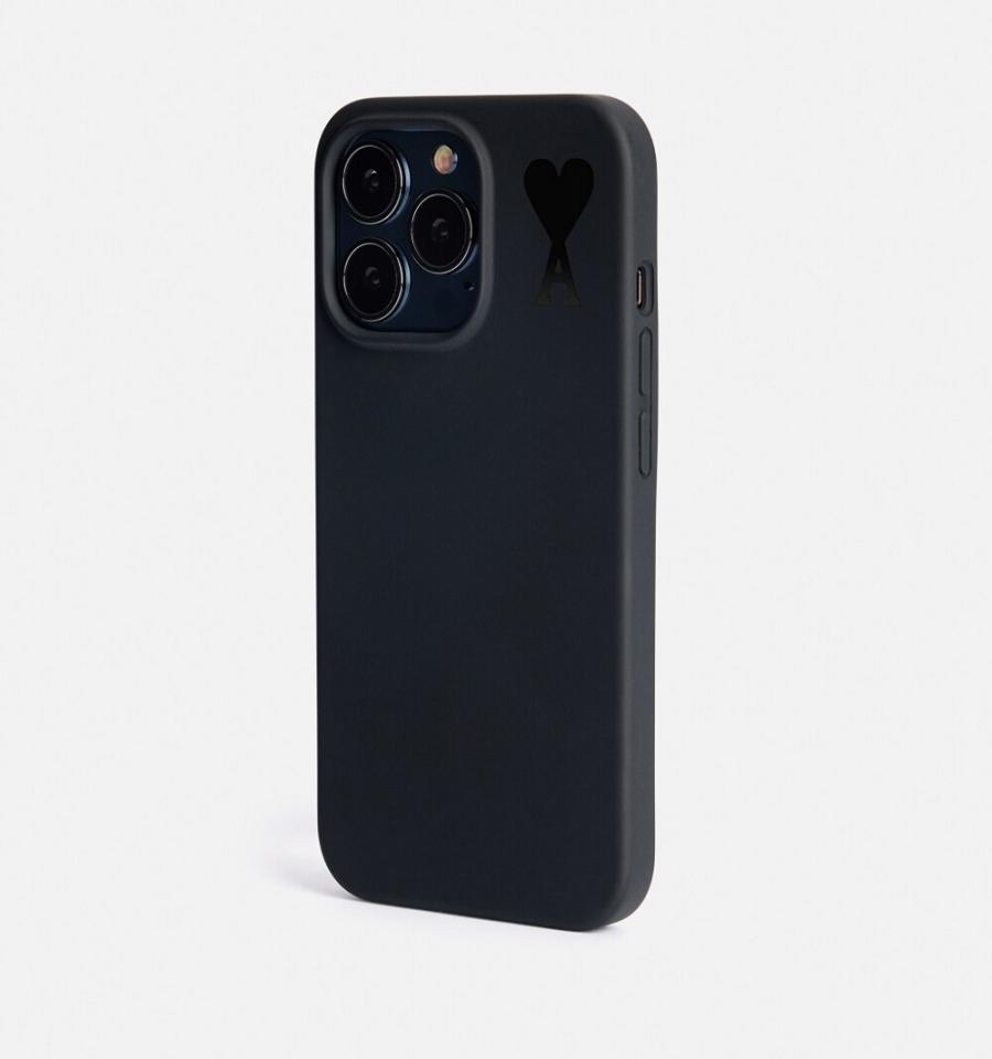 Ami Paris Iphone 14 Pro Phone Case Navy | ami_US431