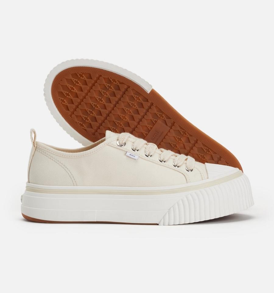 Ami Paris Low Top Ami 1980 Sneakers Beige | ami_US420