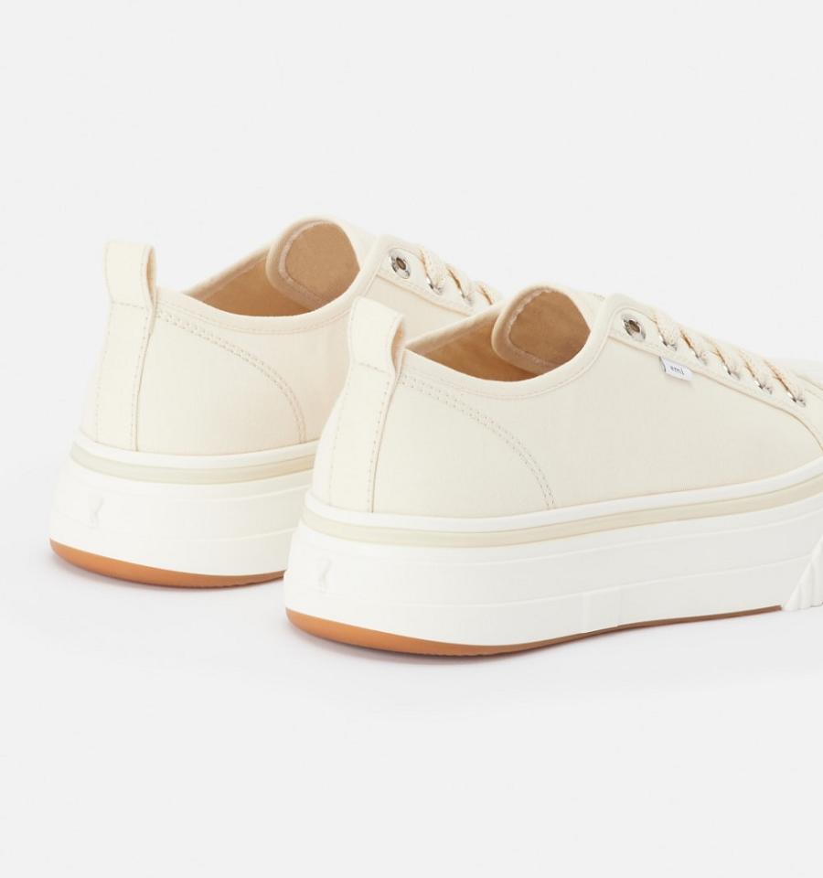 Ami Paris Low Top Ami 1980 Sneakers Beige | ami_US489