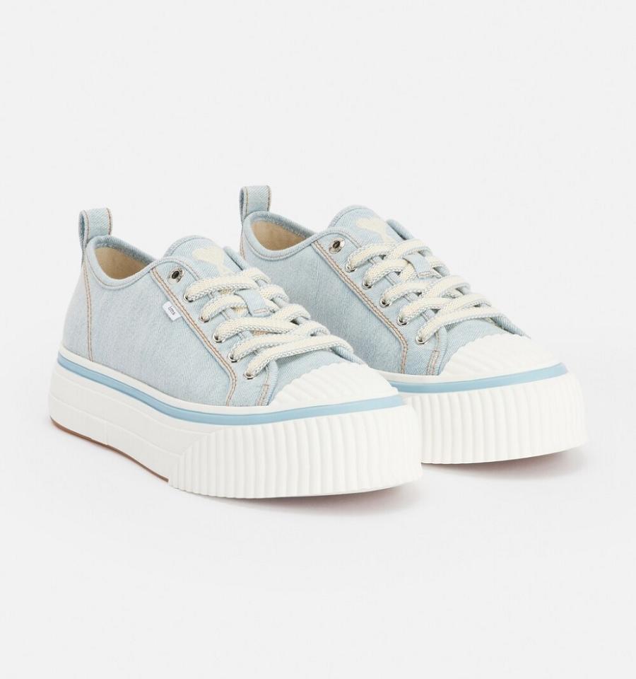 Ami Paris Low Top Ami 1980 Sneakers Blue | ami_US230