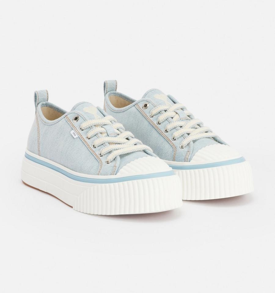 Ami Paris Low Top Ami 1980 Sneakers Blue | ami_US356