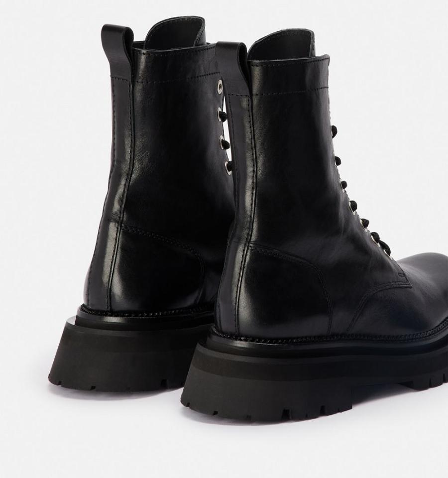 Ami Paris Mid Height Boots Black | ami_US525