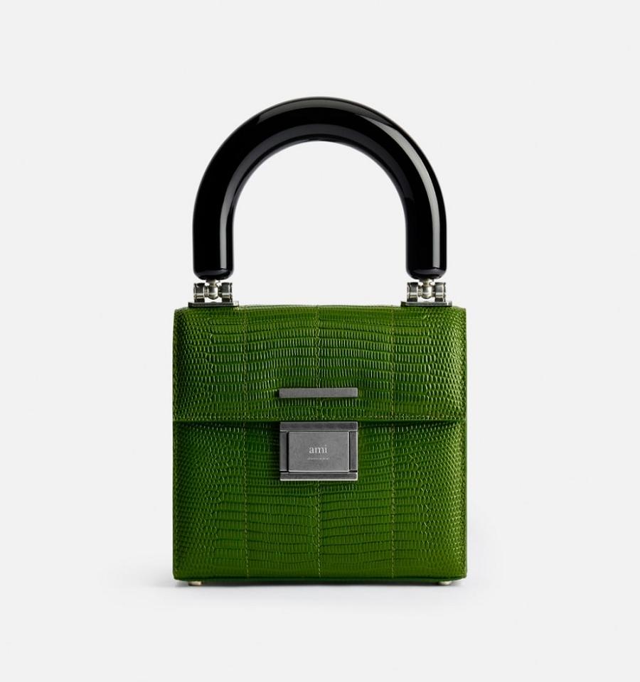 Ami Paris Mini Deja Vu Bags Green | ami_US549