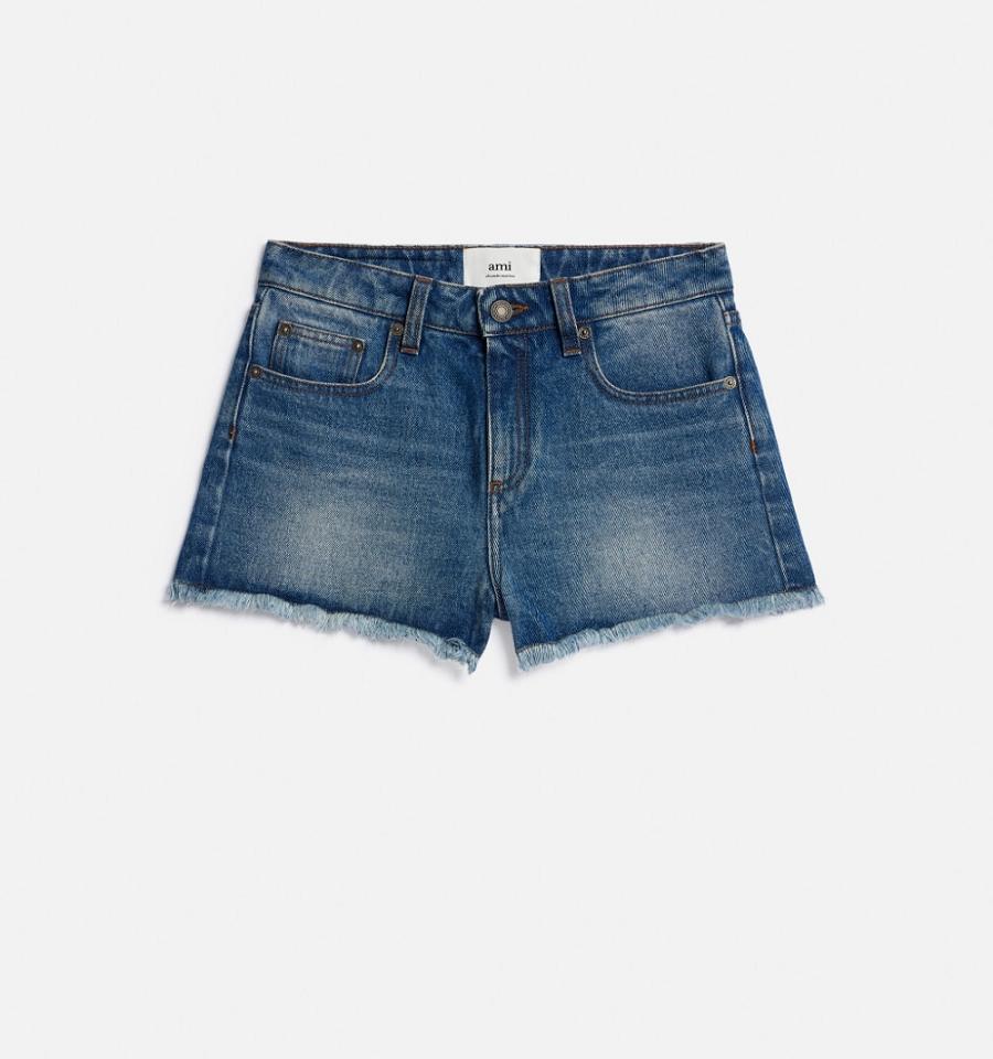 Ami Paris Mini Denim Blue | ami_US388