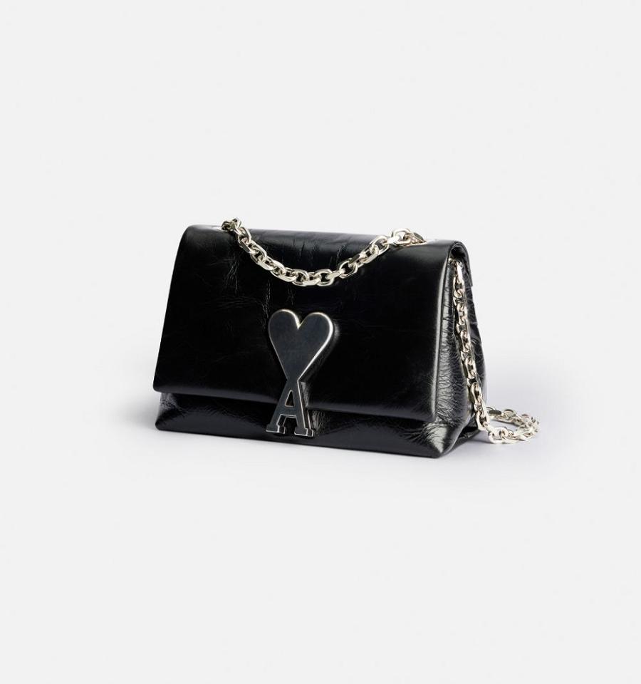 Ami Paris Mini Voulez-Vous Bags Black | ami_US315