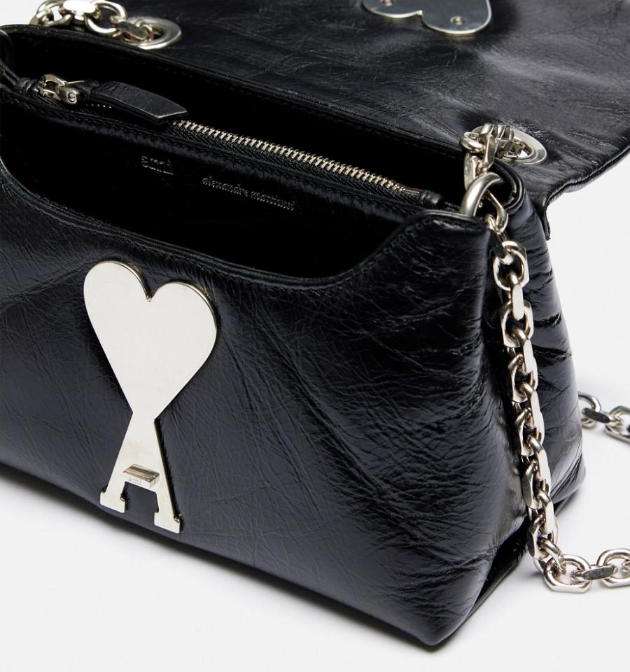 Ami Paris Mini Voulez-Vous Bags Black | ami_US315