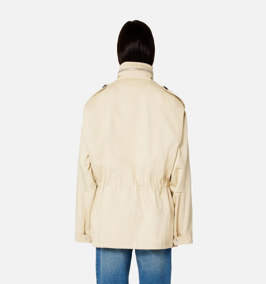 Ami Paris Patched Pockets Jackets Beige | ami_US510