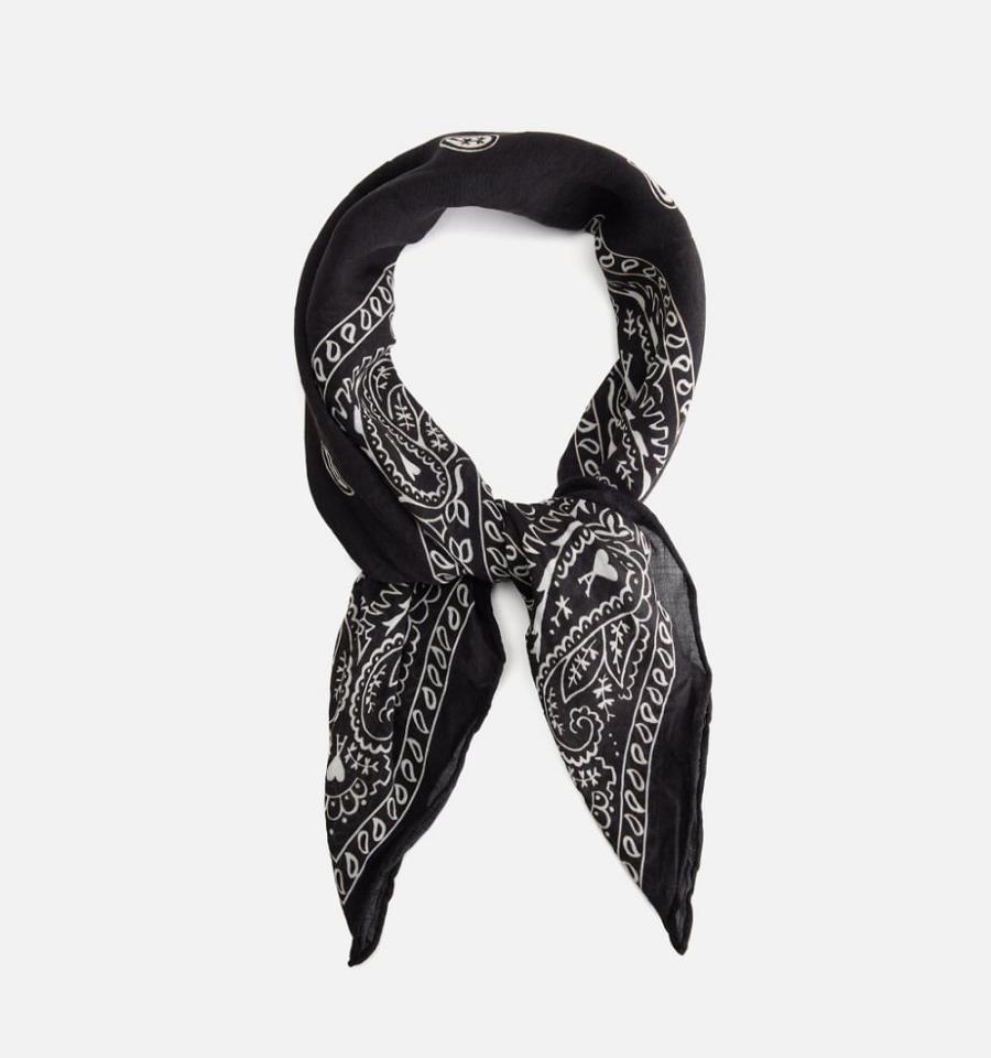 Ami Paris Scarves Black | ami_US130