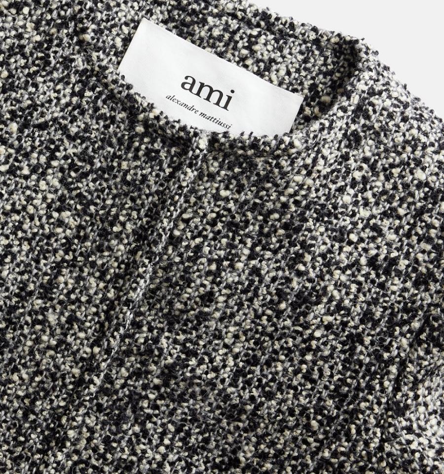 Ami Paris Short Jackets Grey | ami_US452