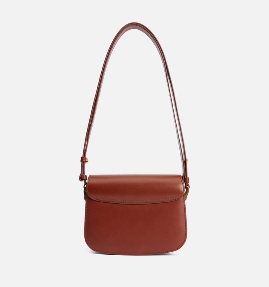 Ami Paris Small Paris Bags Brown | ami_US478