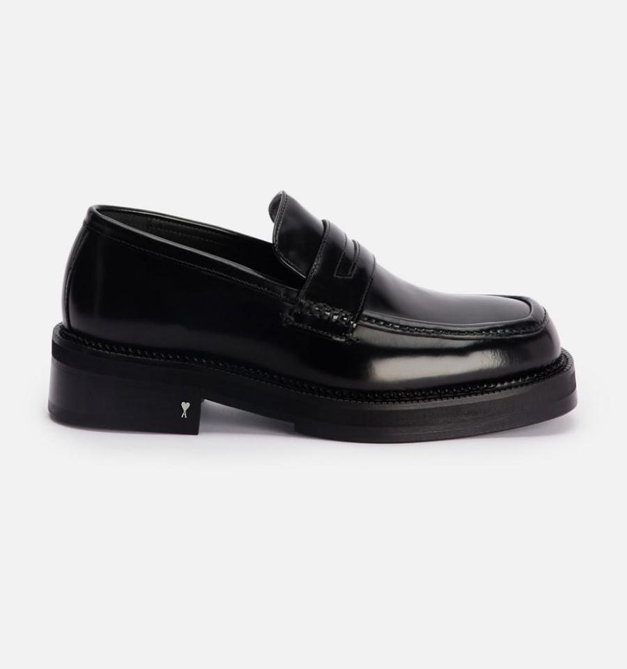 Ami Paris Square Toe Loafers Black | ami_US535