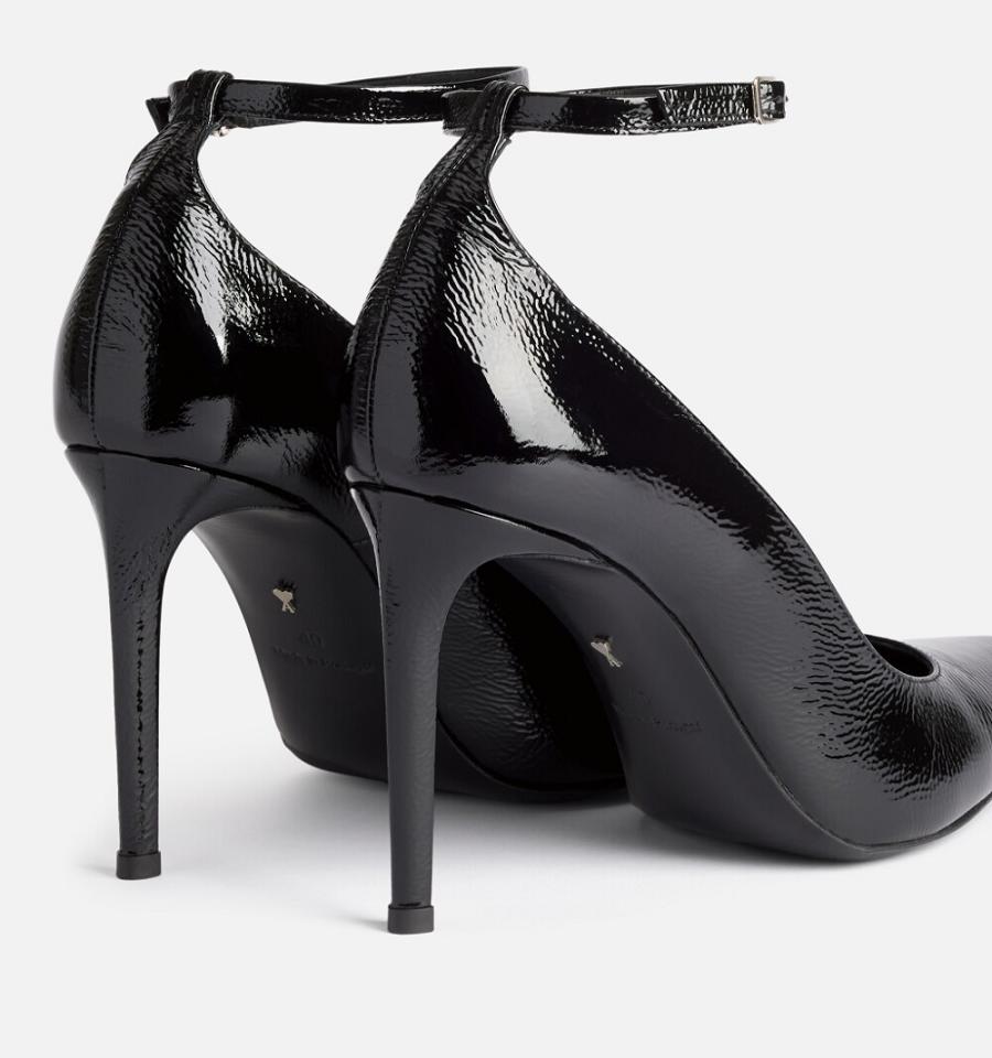 Ami Paris Stilettoes 9 Cm Heel Shoes Black | ami_US347