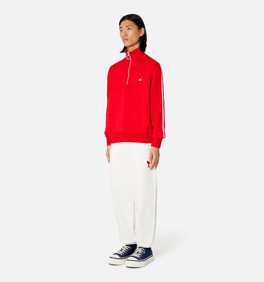 Ami Paris Sweatshirt Fly Sweatshirts Red | ami_US504