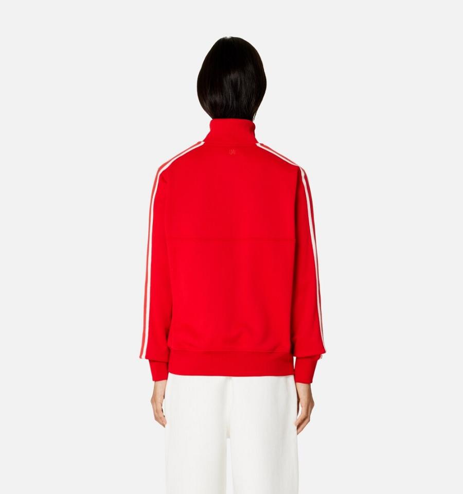 Ami Paris Sweatshirt Fly Sweatshirts Red | ami_US504