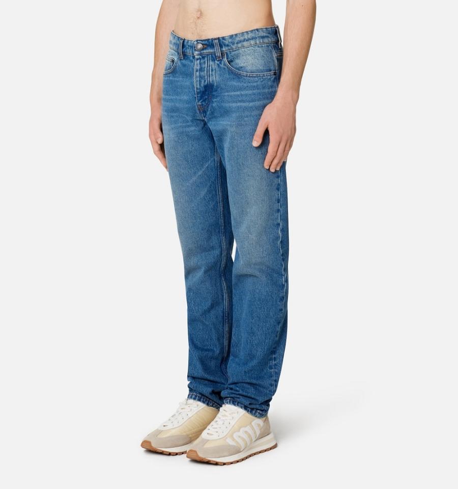 Ami Paris Tapered Fit Denim Blue | ami_US598