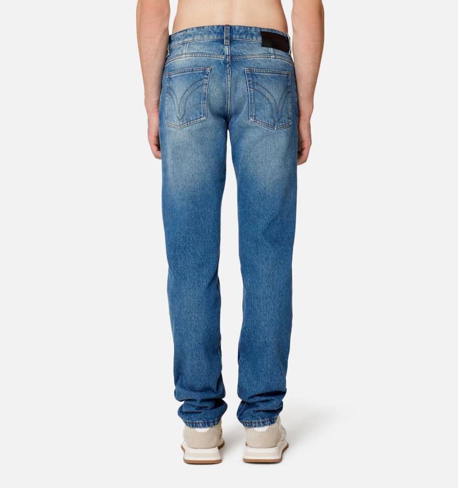 Ami Paris Tapered Fit Denim Blue | ami_US598