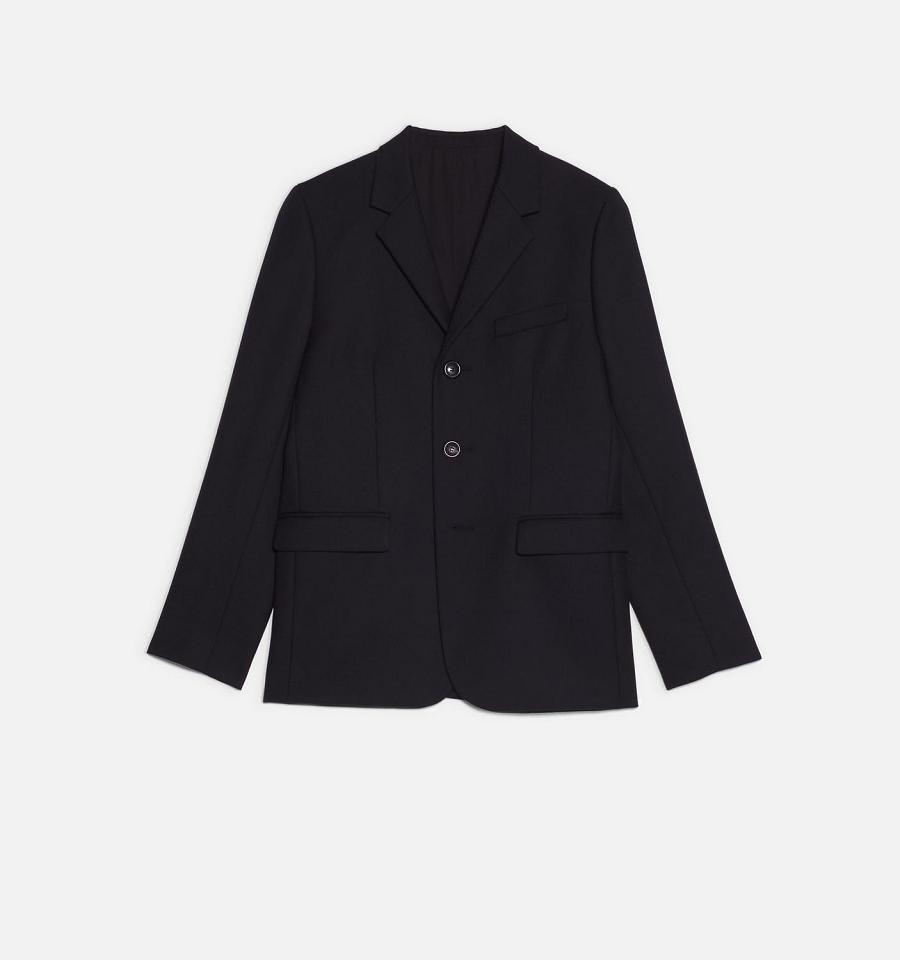 Ami Paris Three Buttons Jackets Black | ami_US530