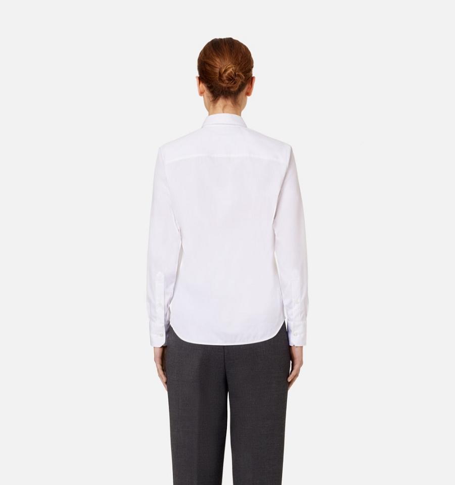 Ami Paris Tonal Ami de Coeur Shirts White | ami_US342