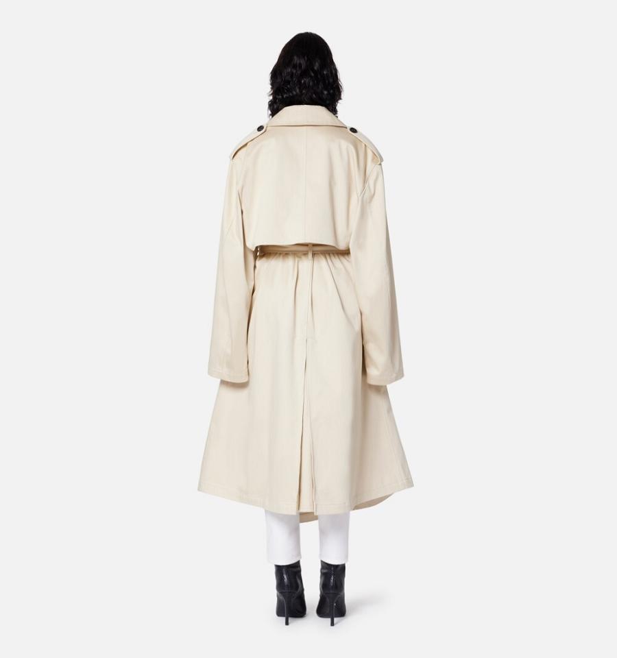 Ami Paris Trench Jackets Khaki | ami_US300